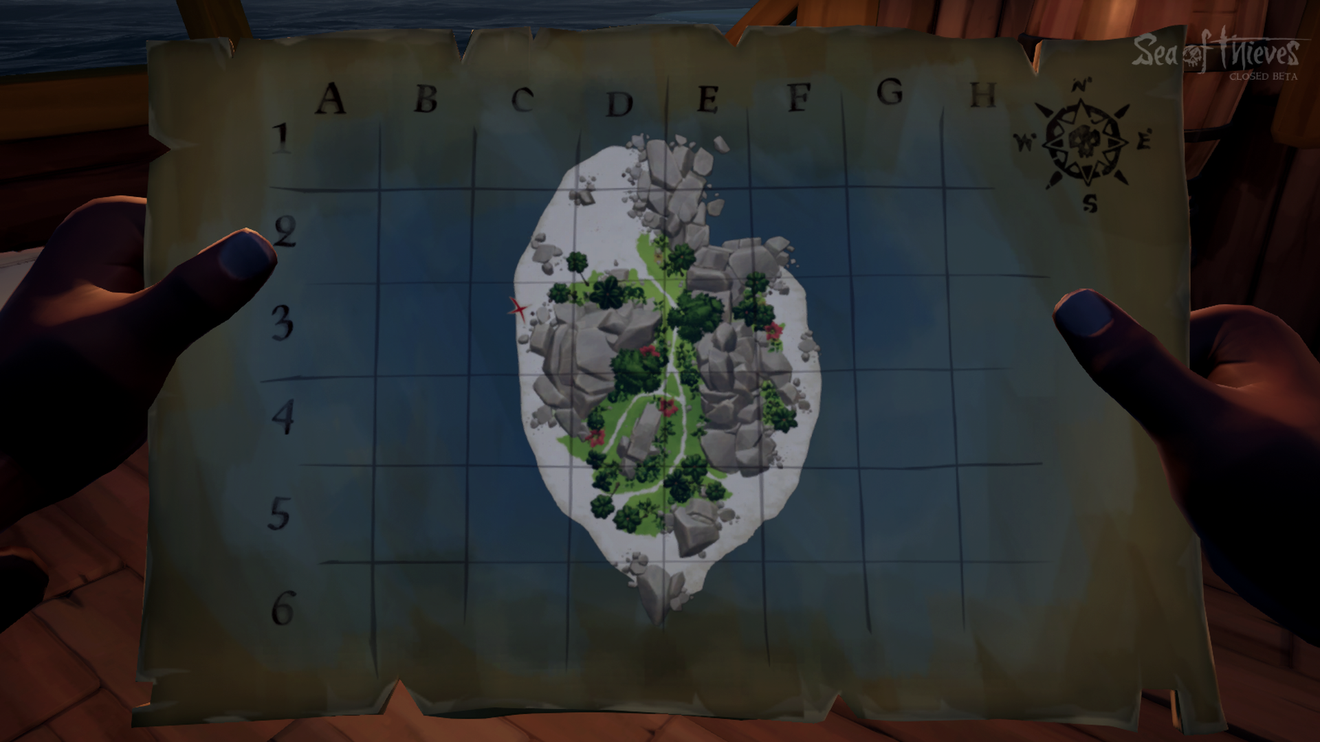 sea of thieves animal map