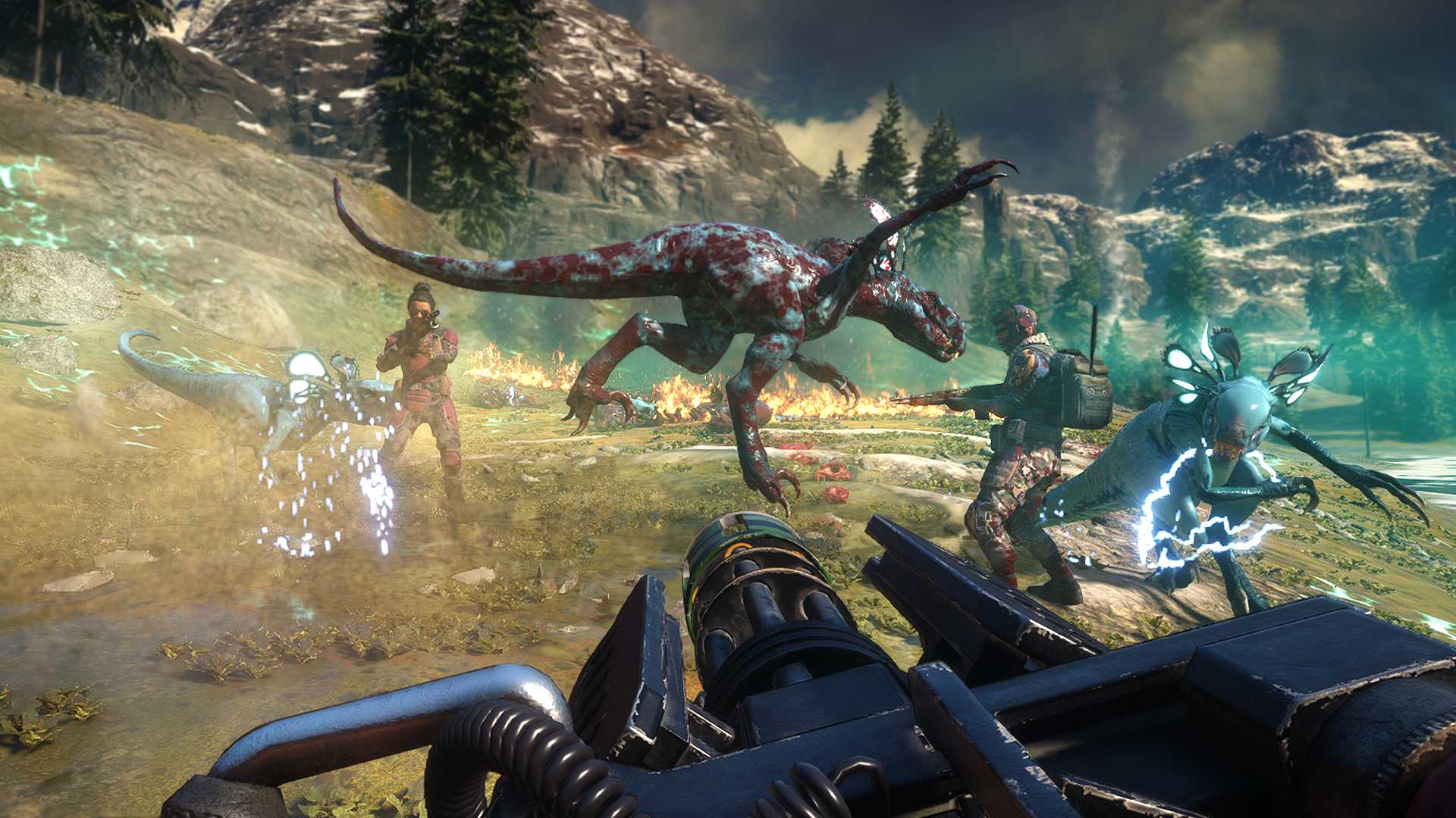 Image for Dino shooter Second Extinction coming to Xbox Game Preview this spring