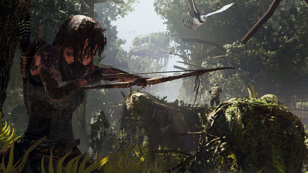 Image for E3 2018: Shadow of the Tomb Raider gameplay shows Lara become one with the jungle
