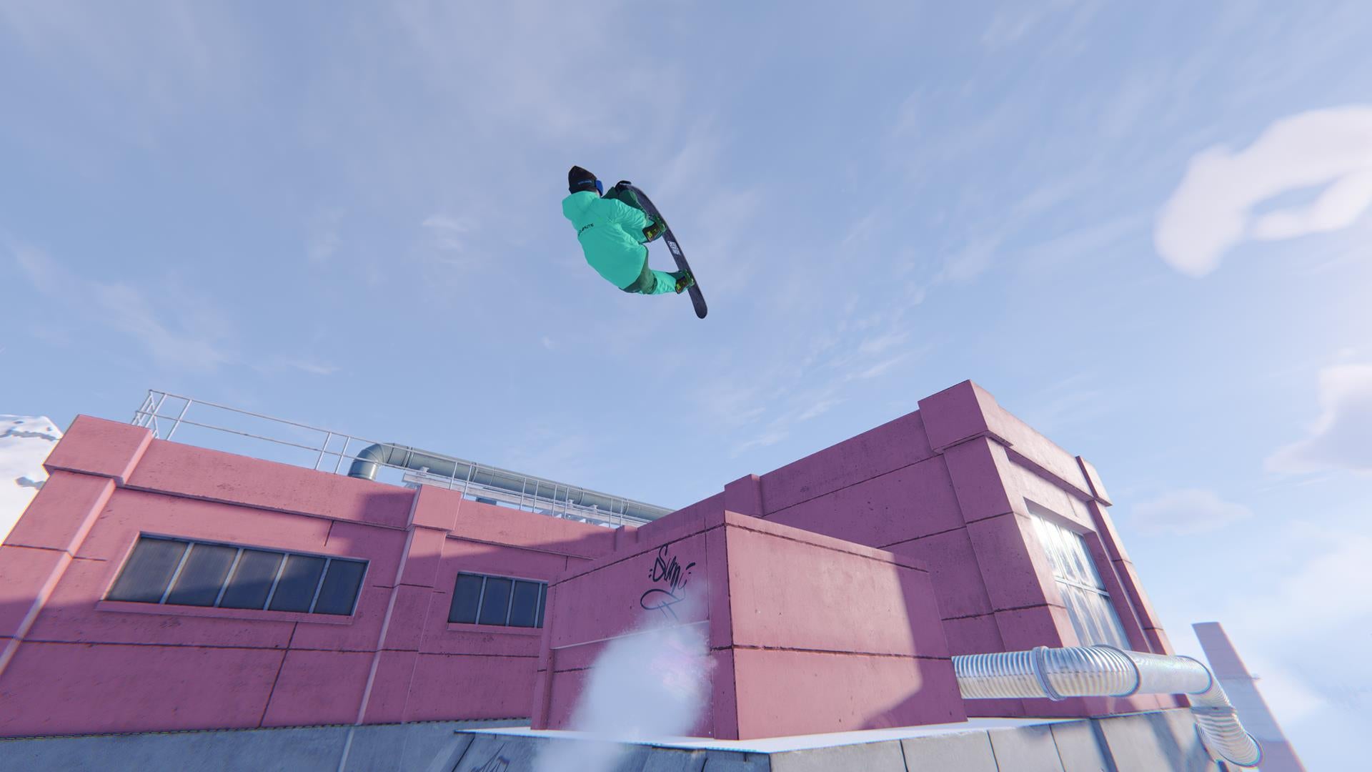 Shredders is a multiplayer  open world snowboarding game inspired by Amped - 64
