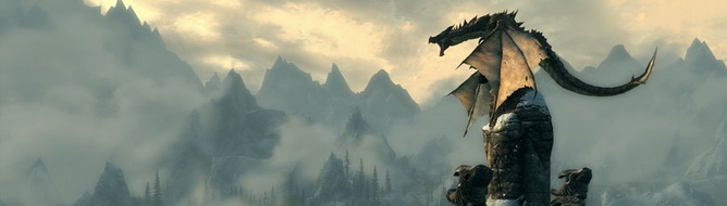 skyrim flying a dragon