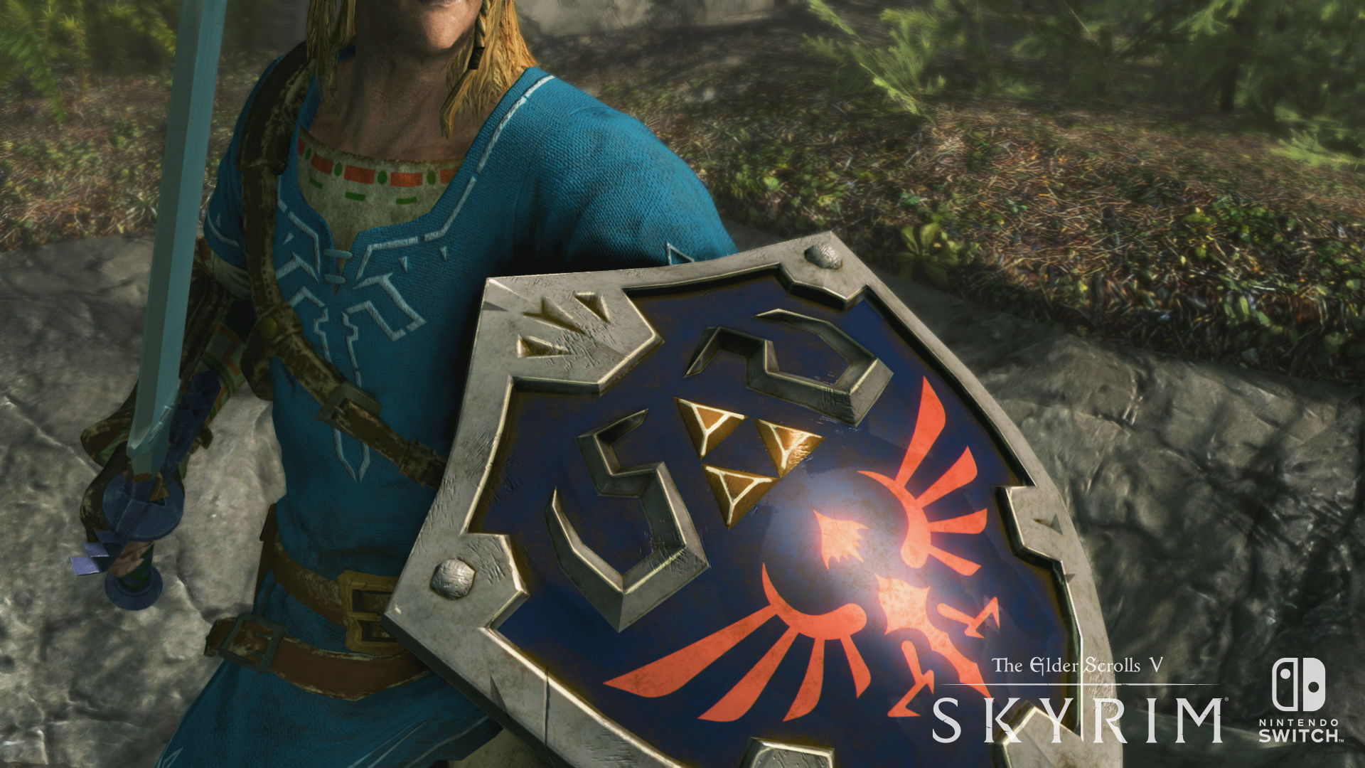 Image for Skyrim on Switch has Zelda amiibo support and motion controls