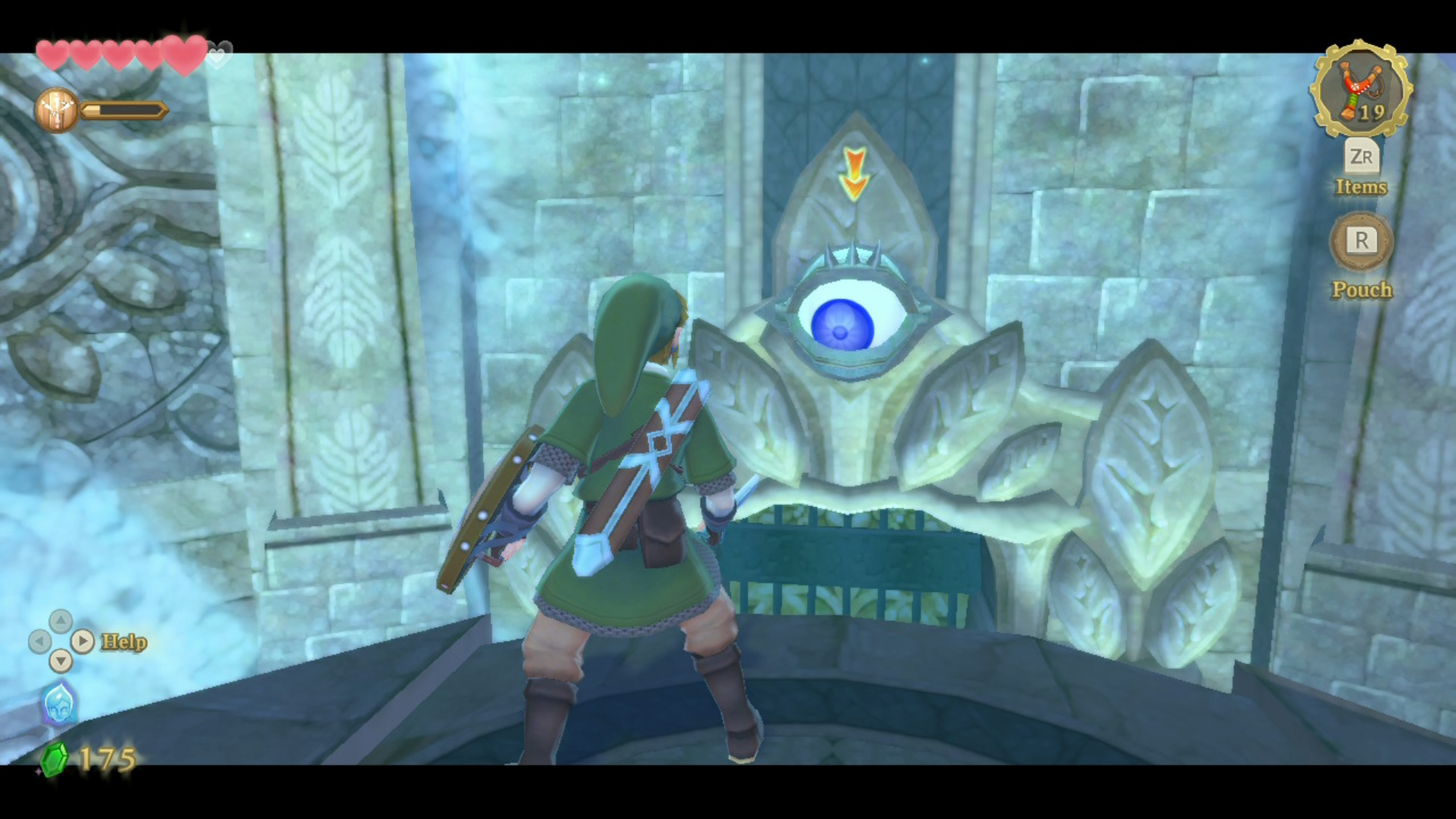 Image for Zelda Skyward Sword: how to open the eye door puzzles