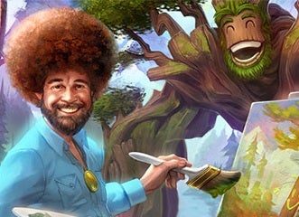 Image for Bob Ross added as a playable character in Smite with Sylvanus' new skin