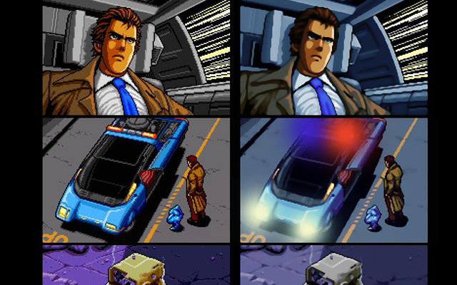 Image for Snatcher HD remake in development for Dreamcast, comparison shots posted