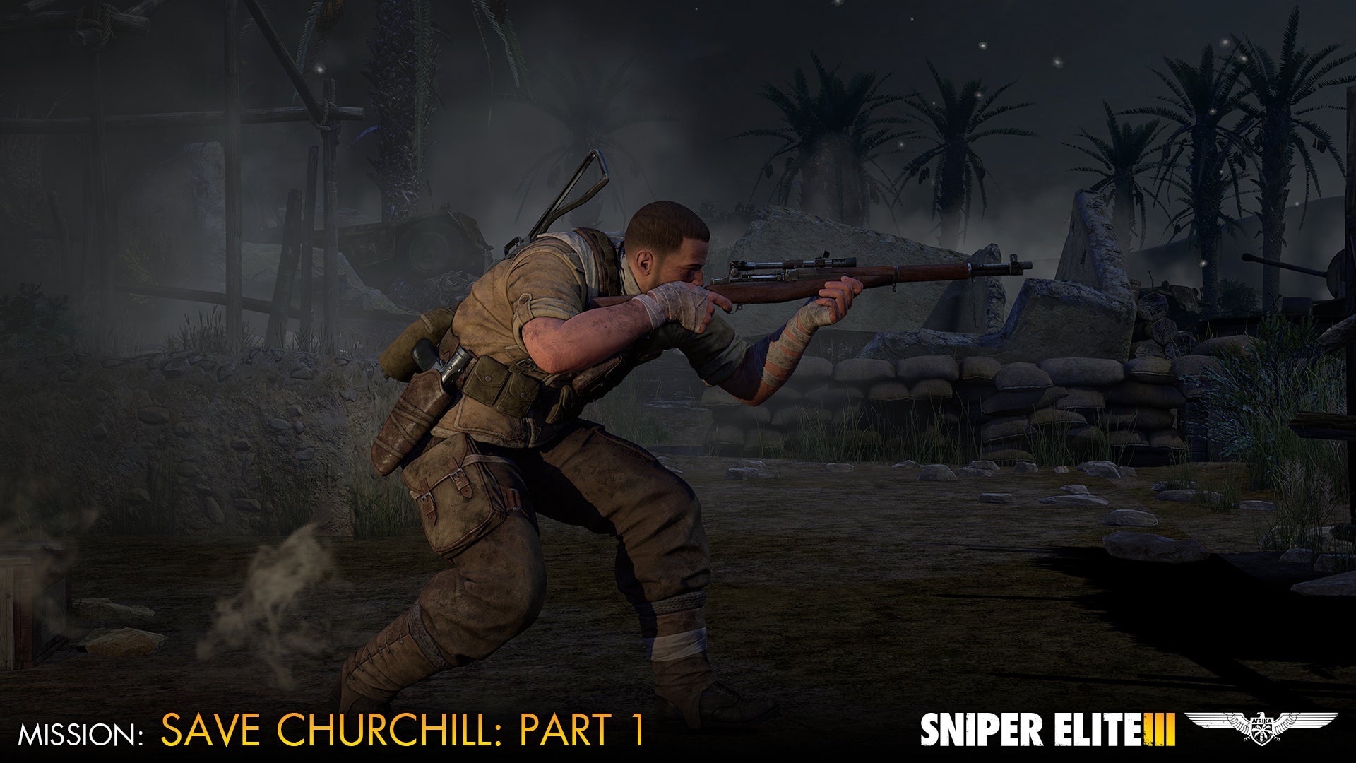 Image for Save Winston Churchill in three part Sniper Elite 3 DLC campaign 
