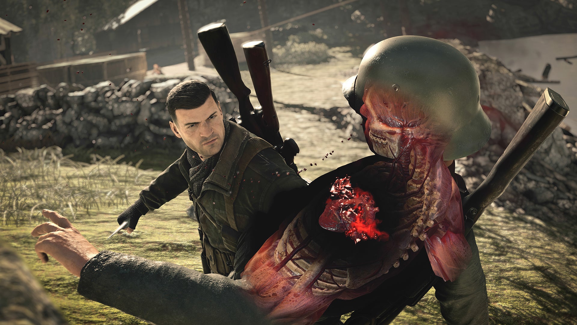 Image for Sniper Elite 4: watch PC and Xbox One footage, showing two different playstyles