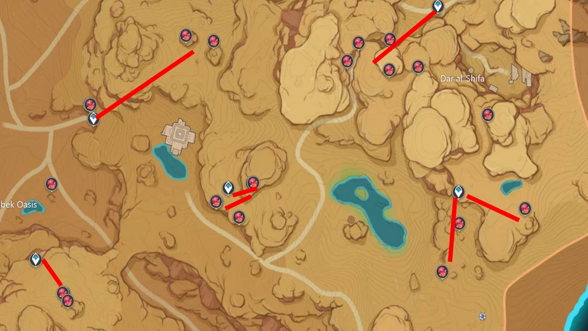 Genshin Impact all Redcrest locations and Redcrest farming routes - 50