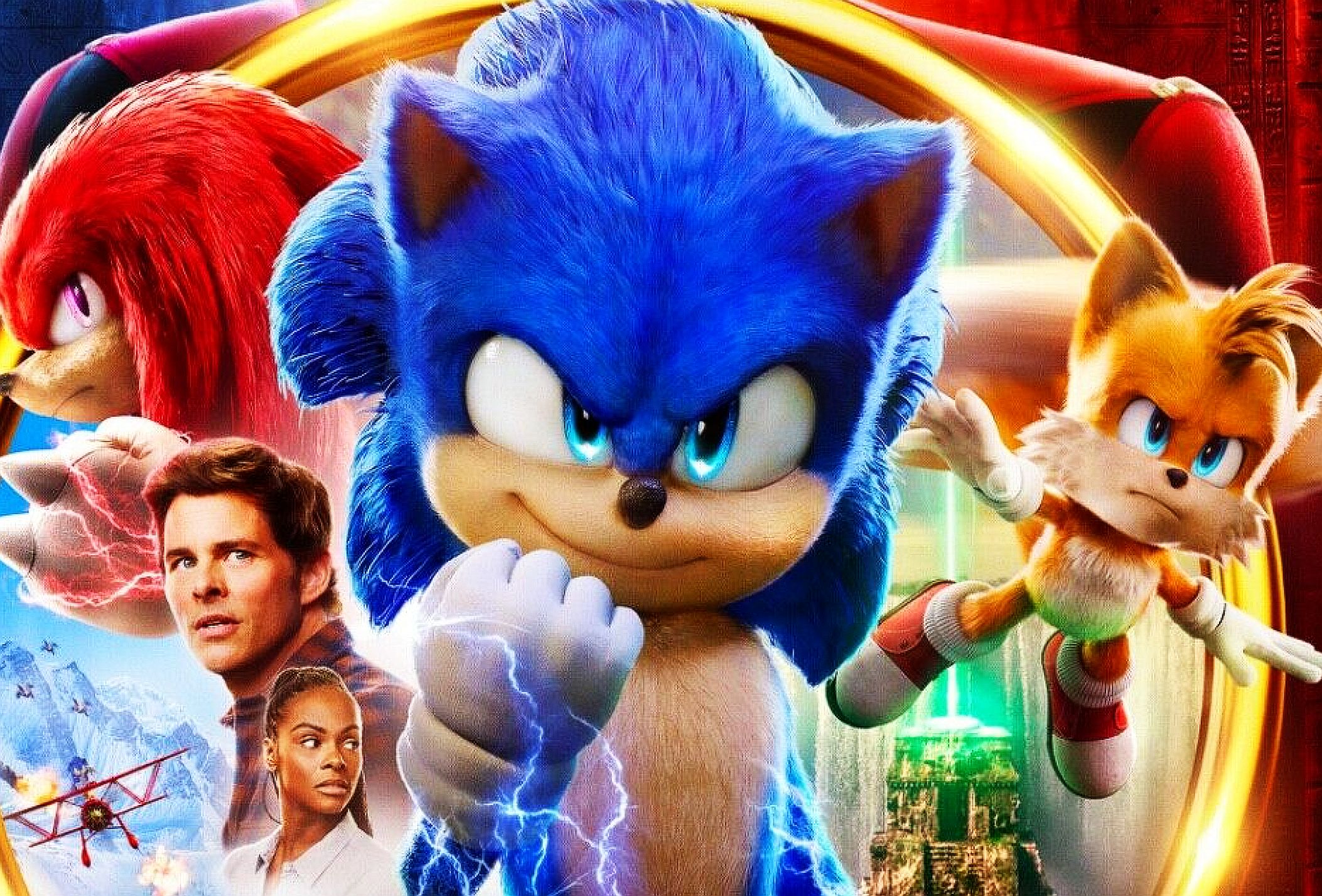 Image for Sonic the Hedgehog 2 film is now the top-grossing video game adaptation of all time