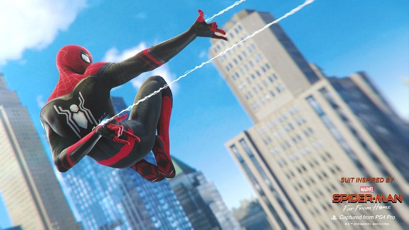 Image for Far From Home suits added to Spider-Man on PS4 in new patch [Update]