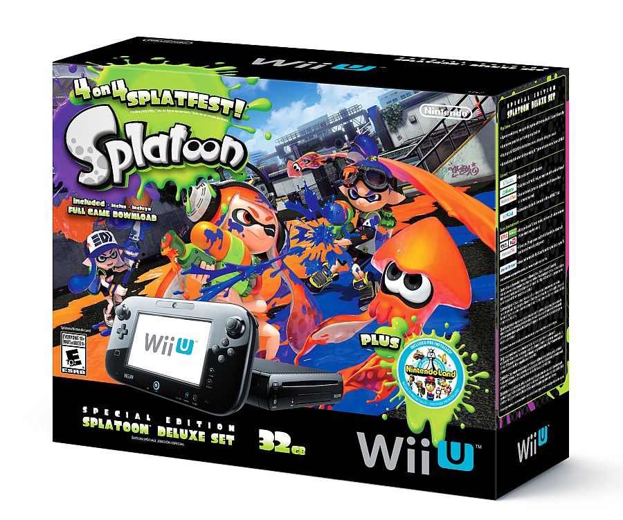Wii U Special Edition Splatoon Deluxe Set Is A Best Buy Exclusive In North America Vg247