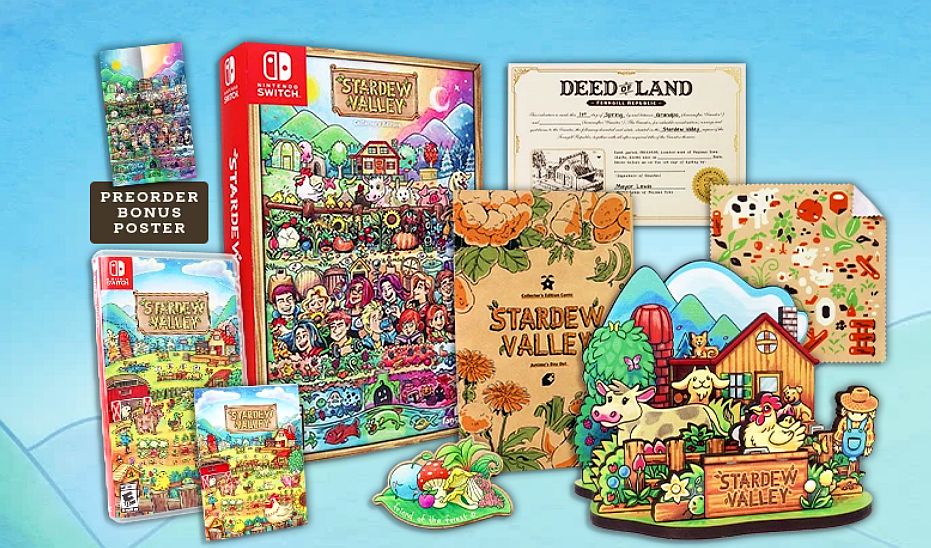 Image for Stardew Valley Collector's Edition for PC and Switch is super cute