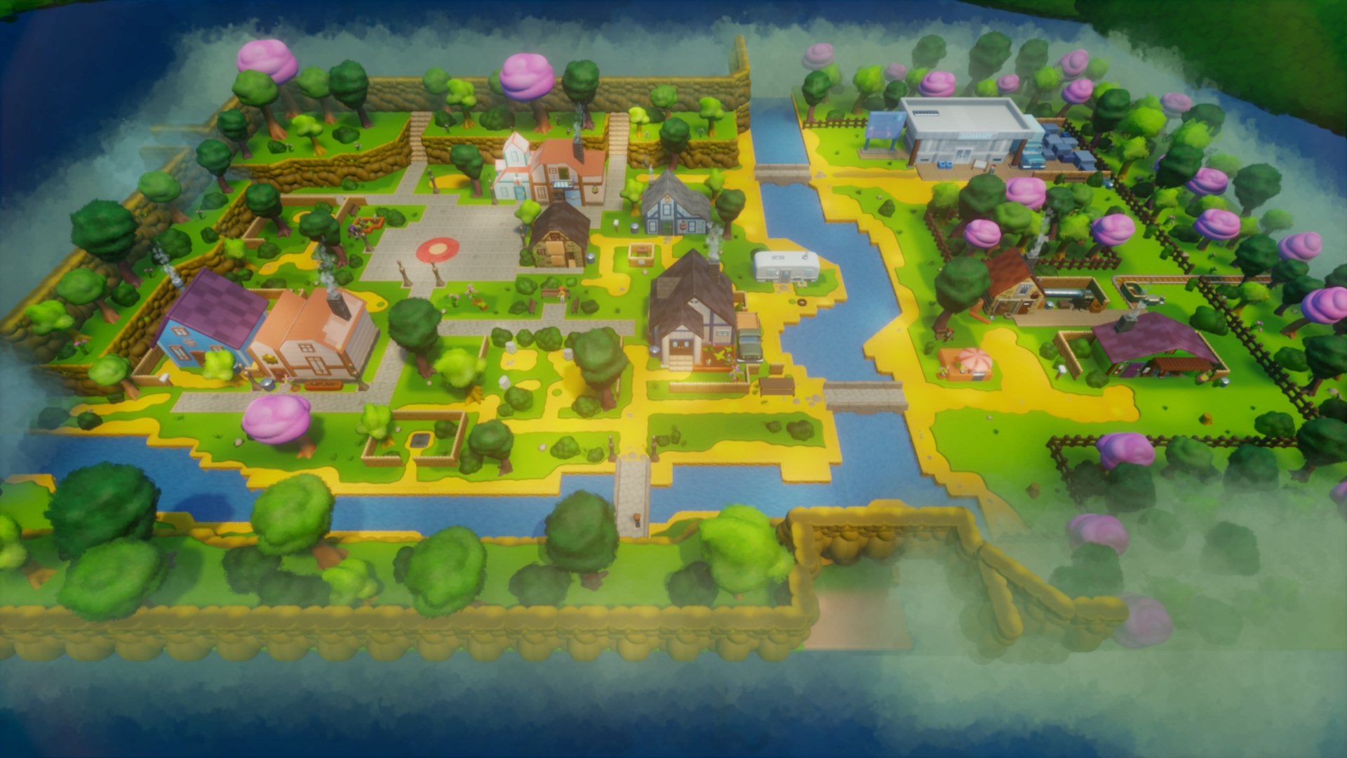 Image for Stardew Valley's Pelican Town looks lovely in 3D - created in Dreams