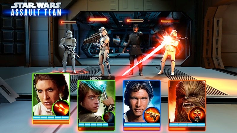 Image for Star Wars: Assault Team CCG rolling out on mobile