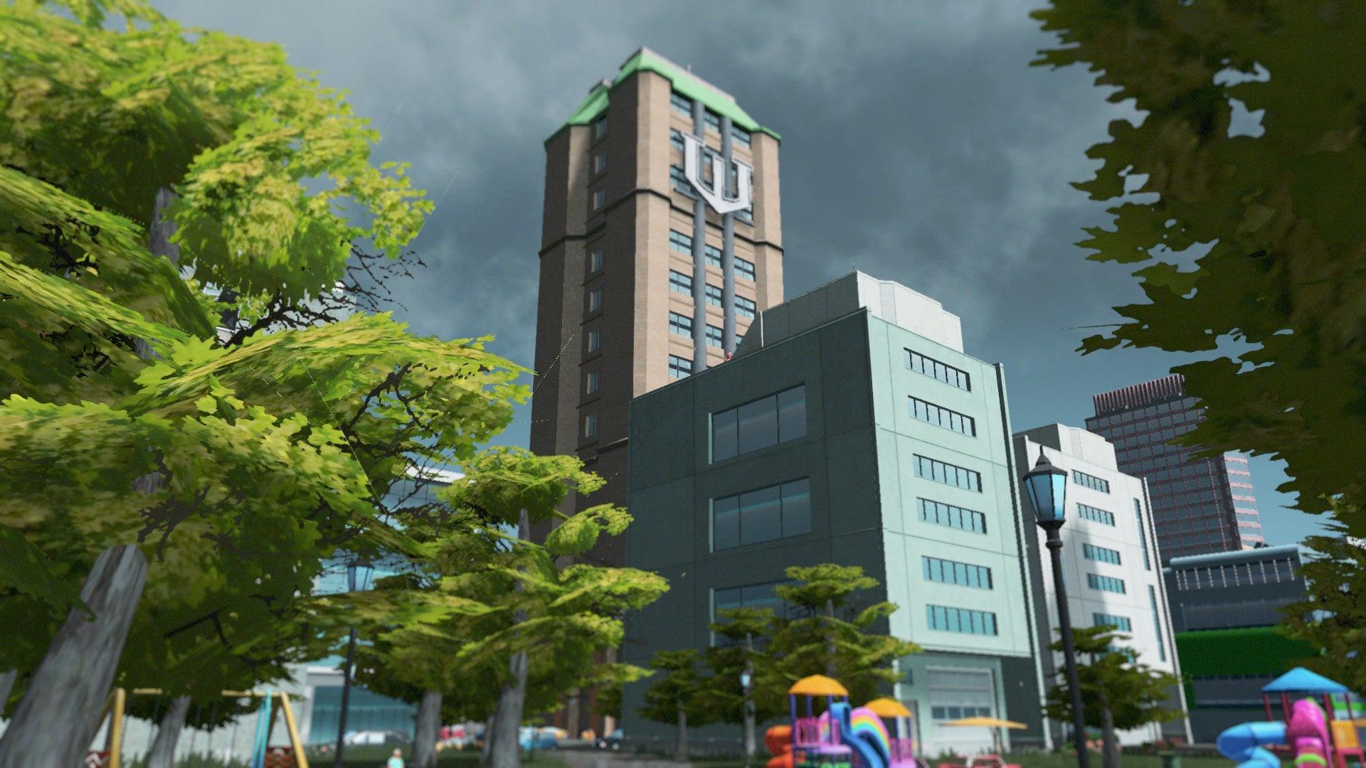 Image for Cities: Skylines players should check out Nakatomi Plaza and Wayne Enterprises  