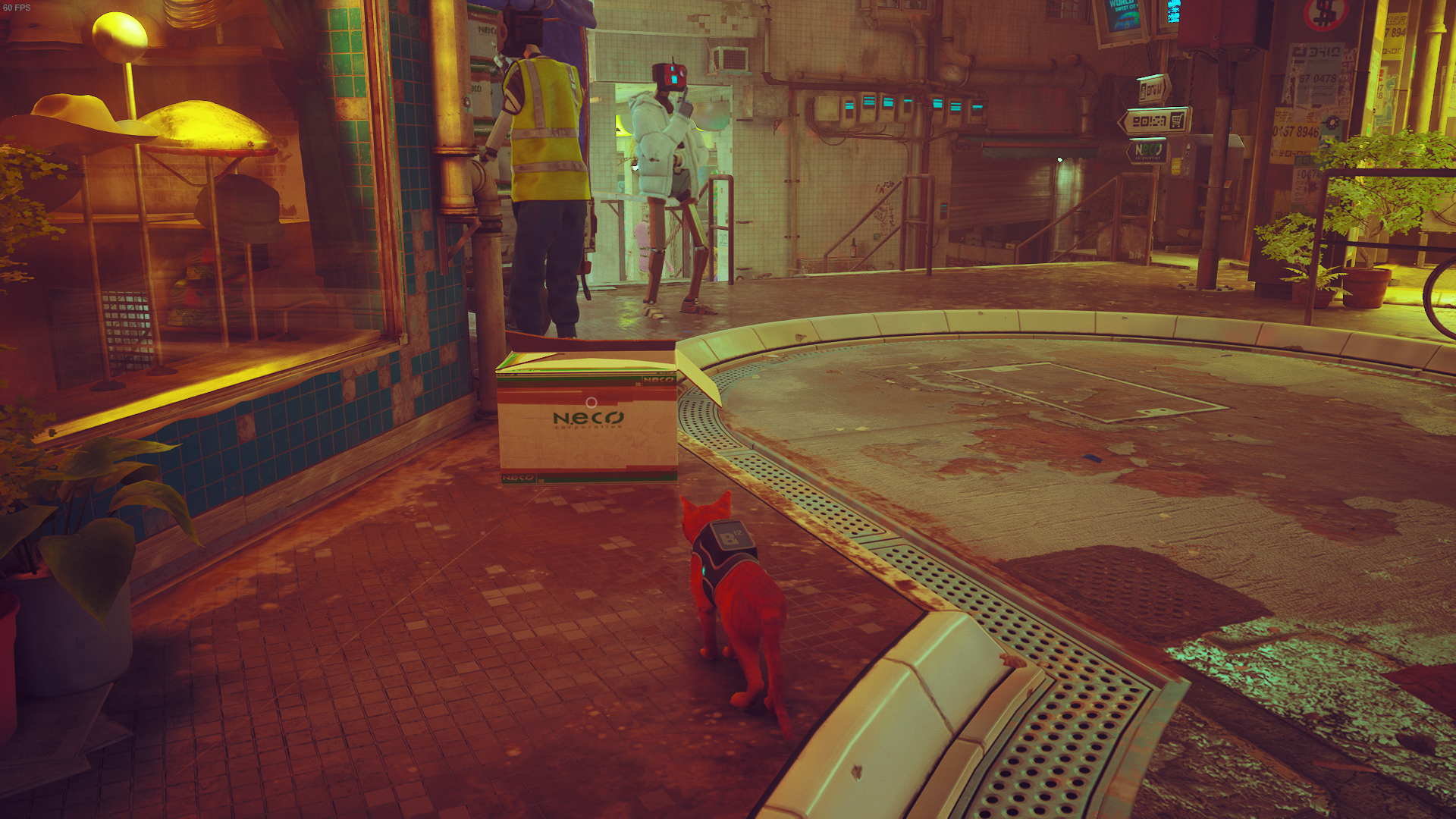 Stray  How to get the worker jacket and helmet in Midtown - 69
