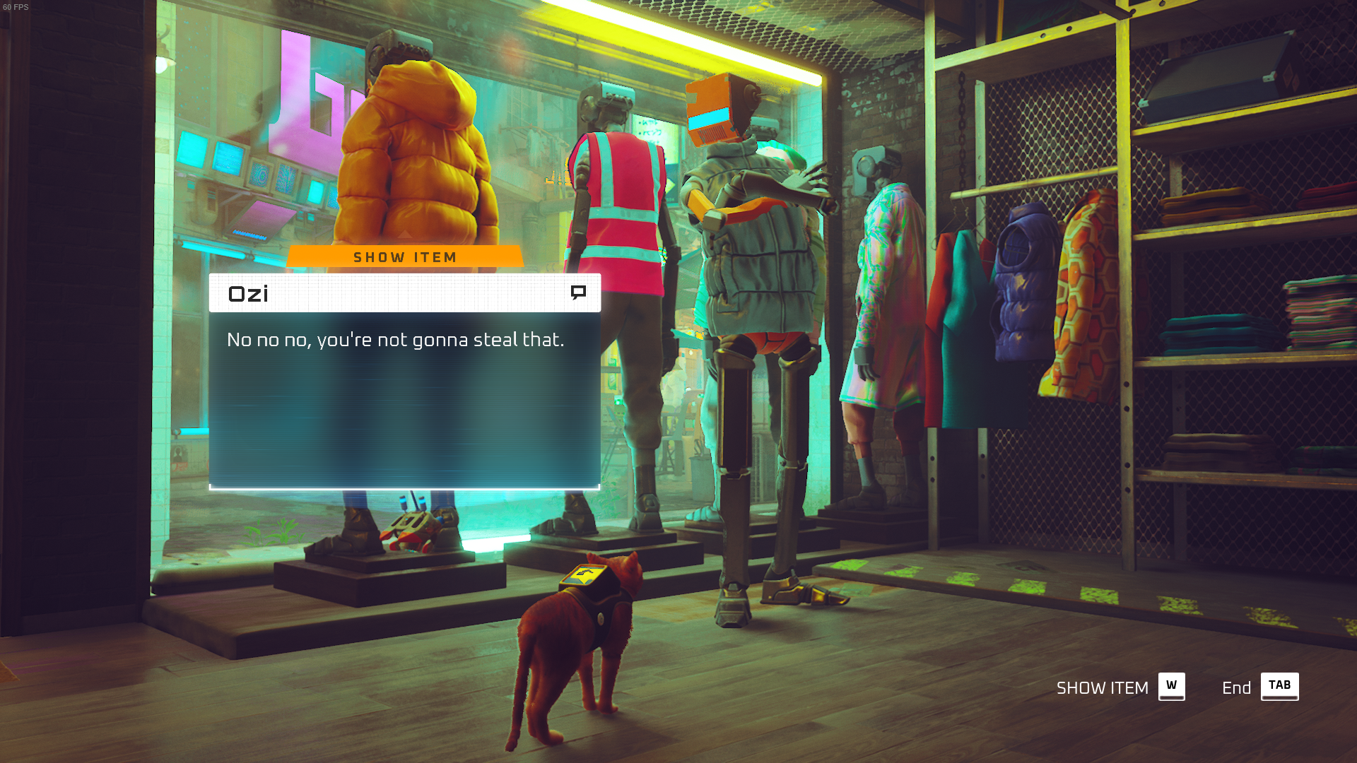 Stray  How to get the worker jacket and helmet in Midtown - 19