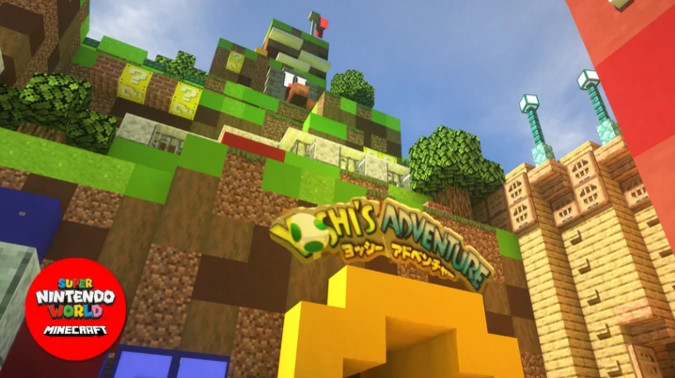 Image for Super Nintendo World is coming to Minecraft