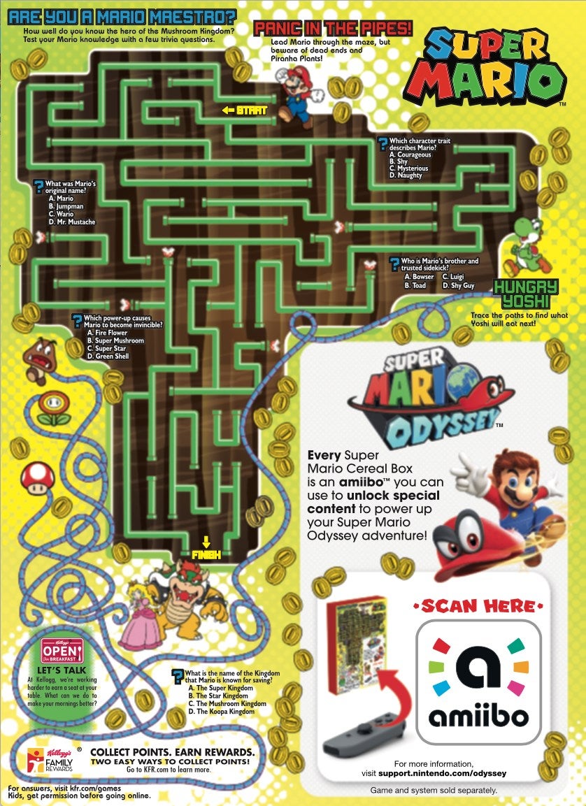 Yes, Super Mario Cereal is a thing and the box functions as an amiibo |  VG247