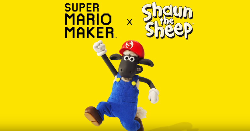 Shaun The Sheep is getting a course and a costume in Super Mario Maker | VG247 Shaun The Sheep is getting a course and a costume in Super Mario Maker | VG247