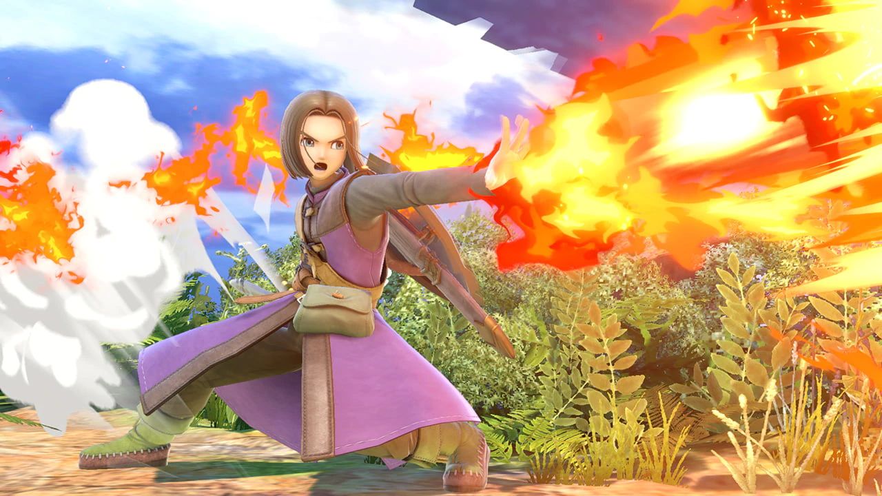 Image for New Smash Bros DLC character Hero is already banned from some tournaments for being "anti-competitive"