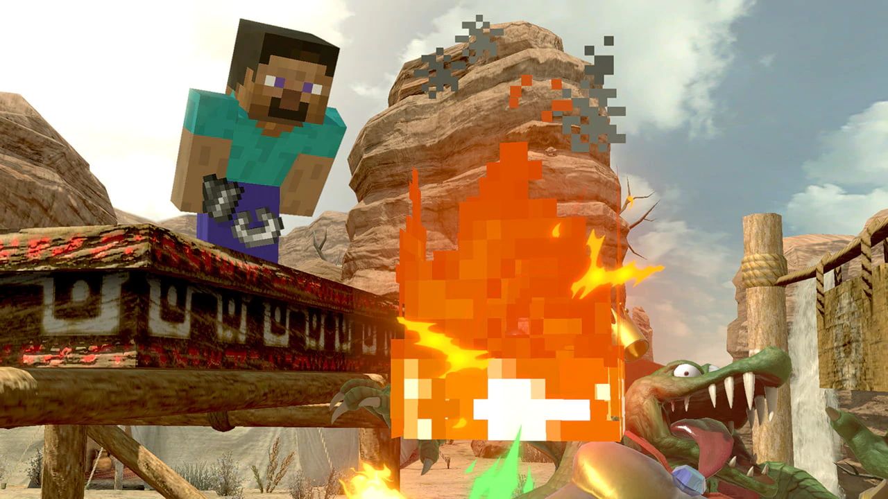 Steve from Minecraft is the next DLC character for Super Smash Bros  Ultimate - 48