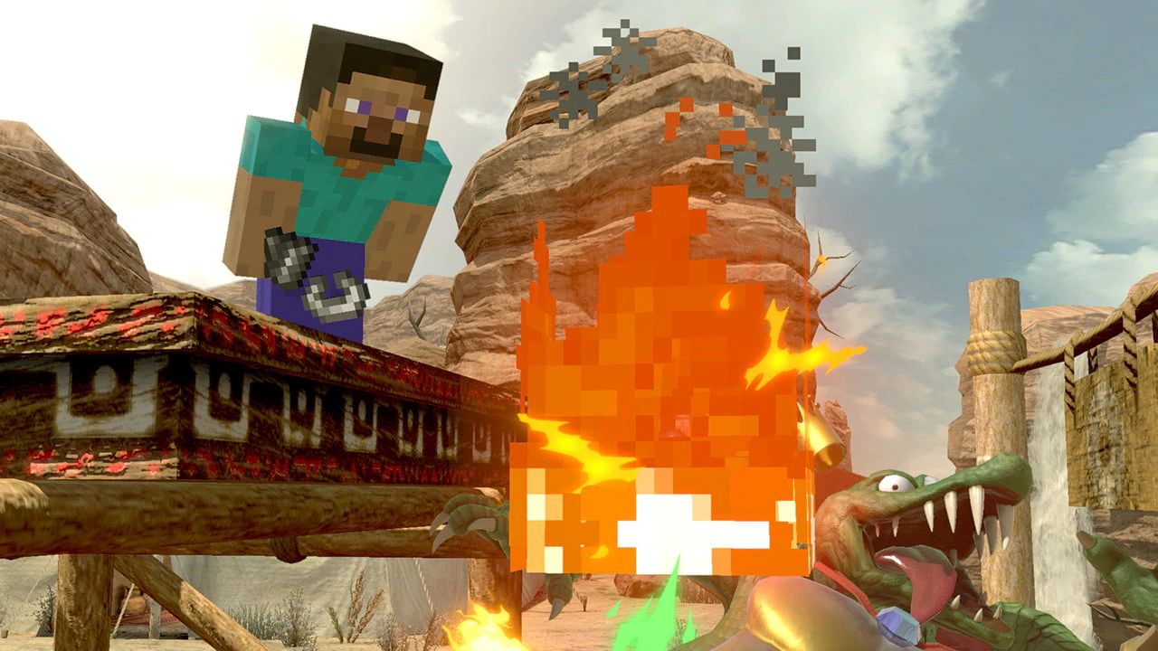 Image for Super Smash Bros. Ultimate Minecraft DLC releases on October 13