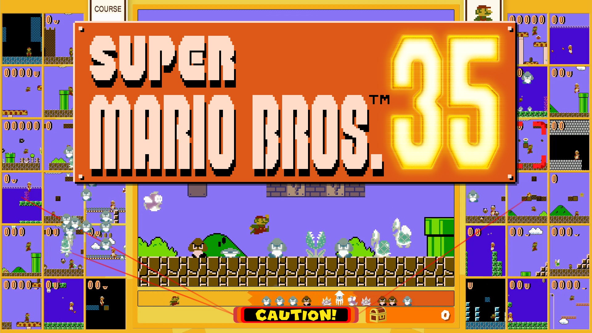 Image for Super Mario Bros. 35 is a 35-player online battler and Switch Online exclusive