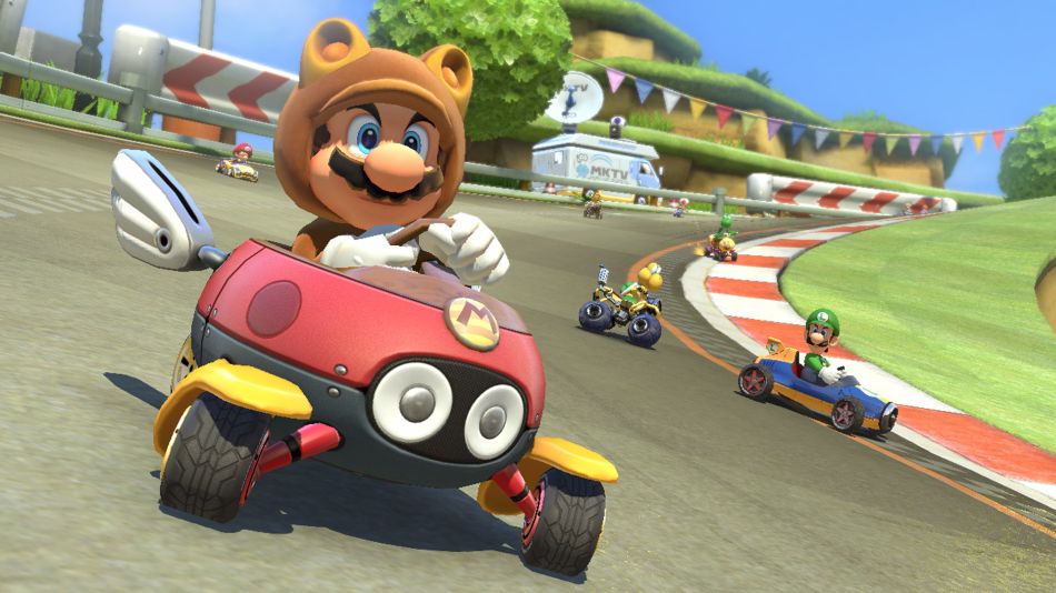 Image for Check out the Yoshi Circuit track in this Mario Kart 8 DLC video 