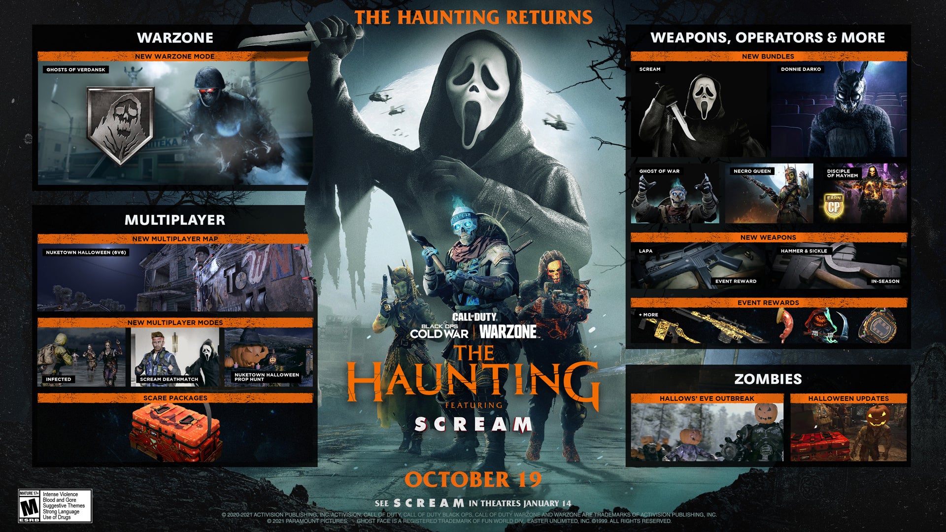The Haunting returns to Call of Duty Warzone today  introduces Scream  Donnie Darko and more - 48