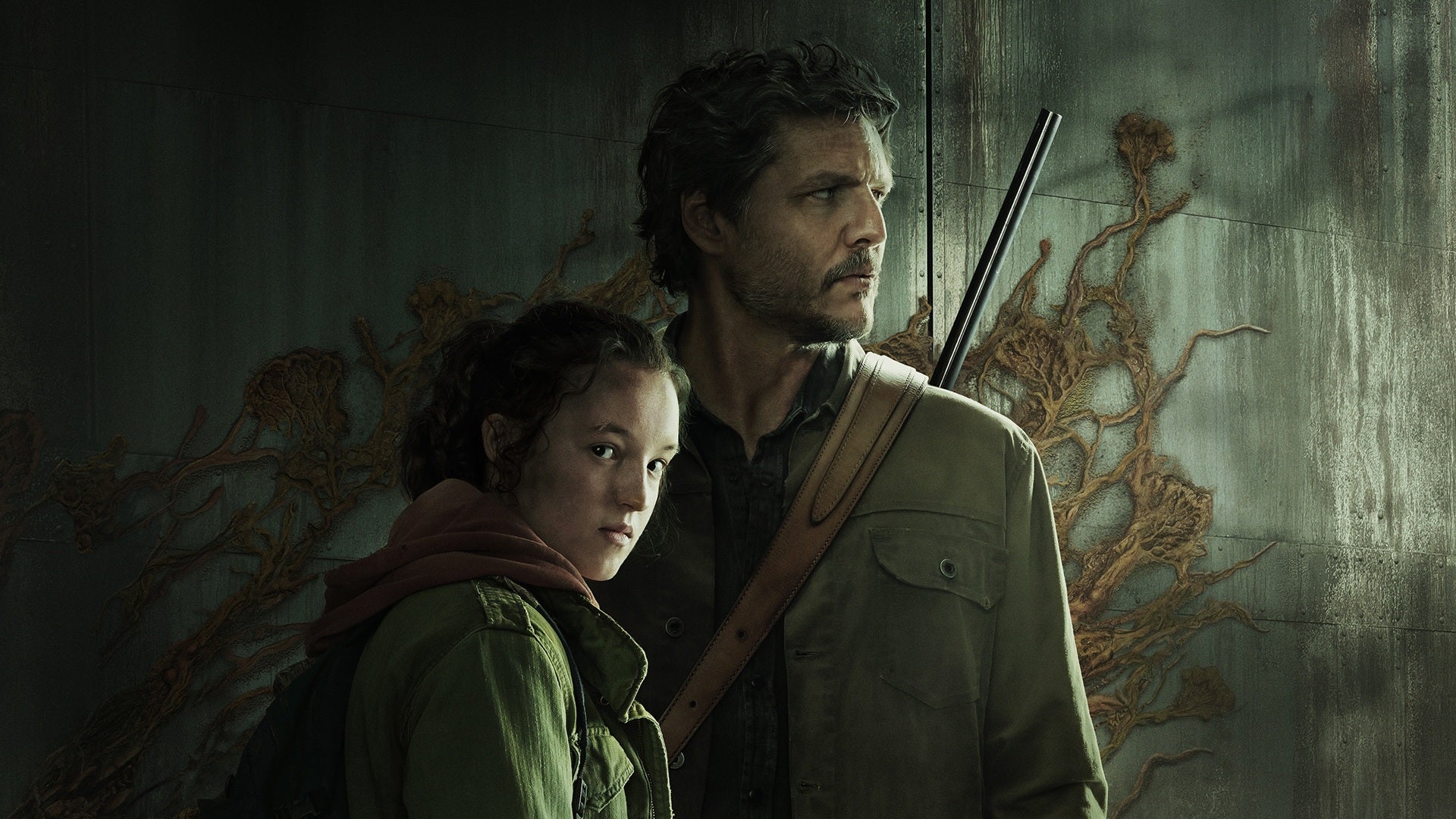 seni promosi untuk seri The Last of Us HBO.