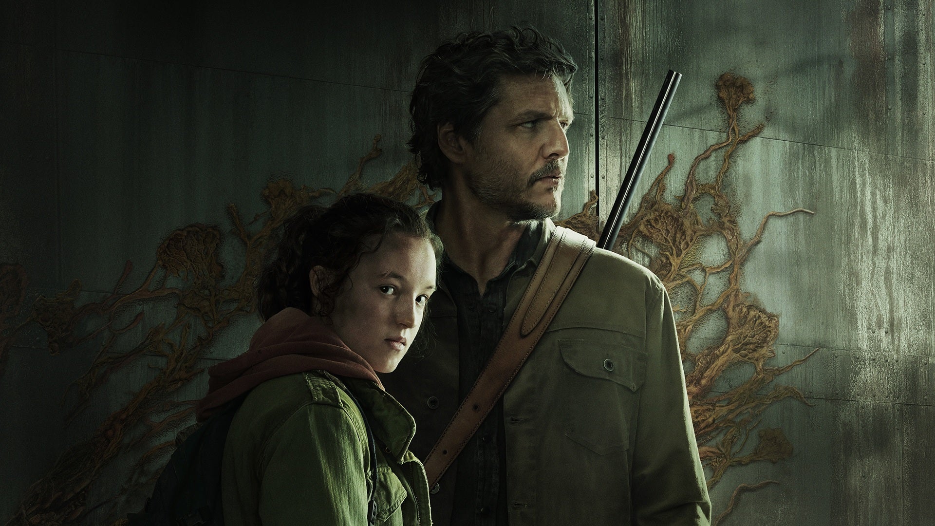 promotional art for The Last of Us HBO series.