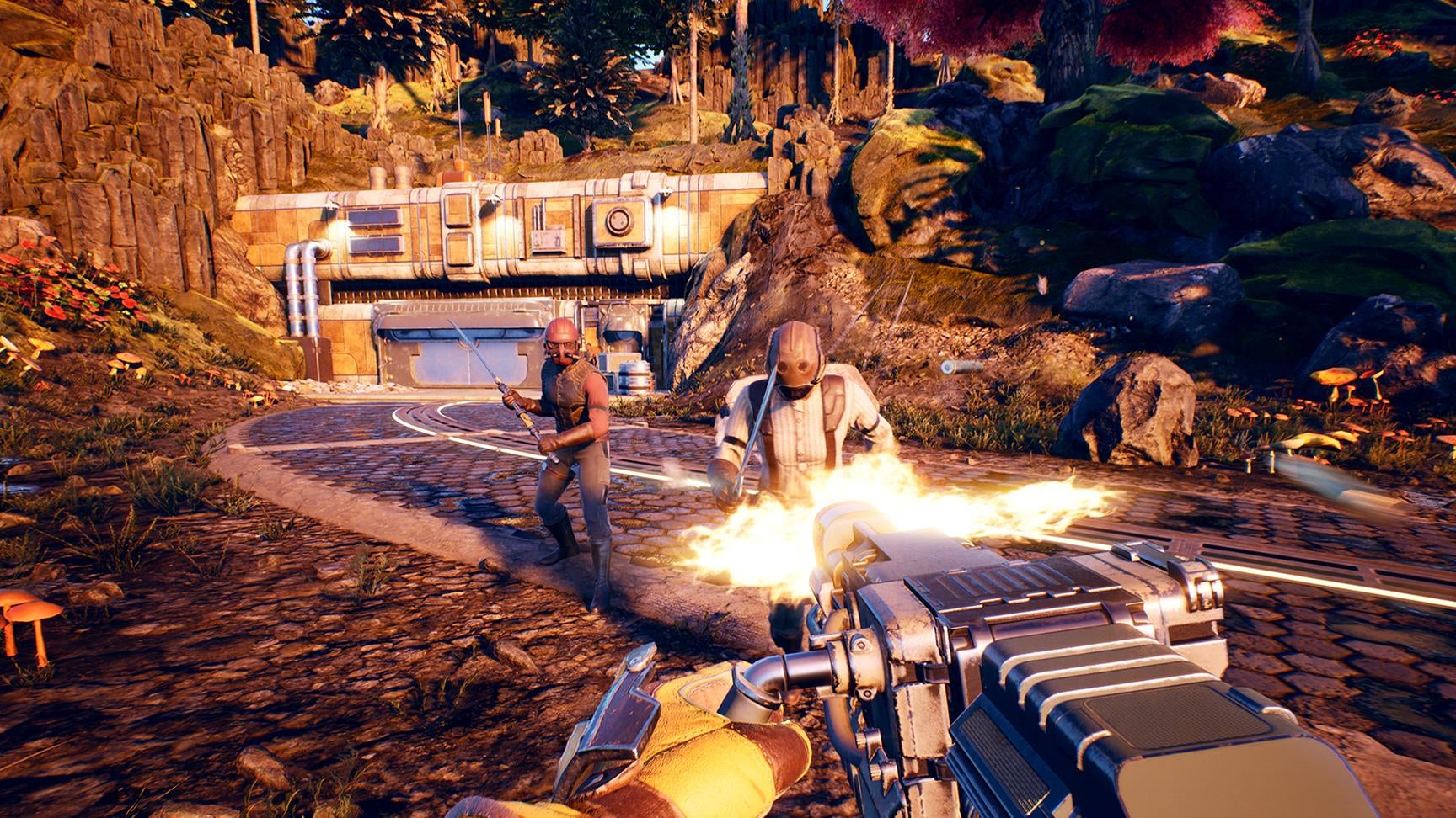 Image for The Outer Worlds’ best weapon started out as a bug - watch the new gameplay here