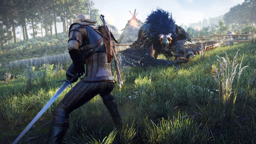 Geralt won't die after traveling to Velen in The Witcher 3 after update  1.08 | VG247