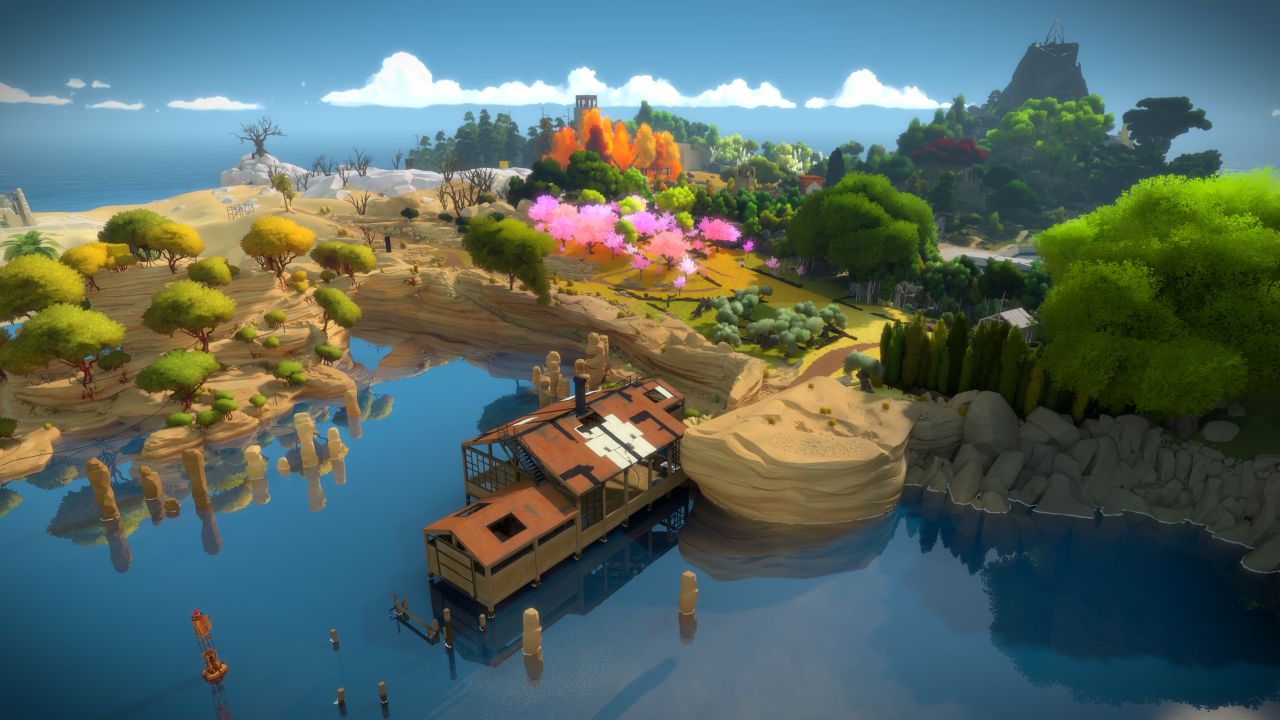Image for The Witness contains 600 puzzles, one of which only "1% of players" will probably solve