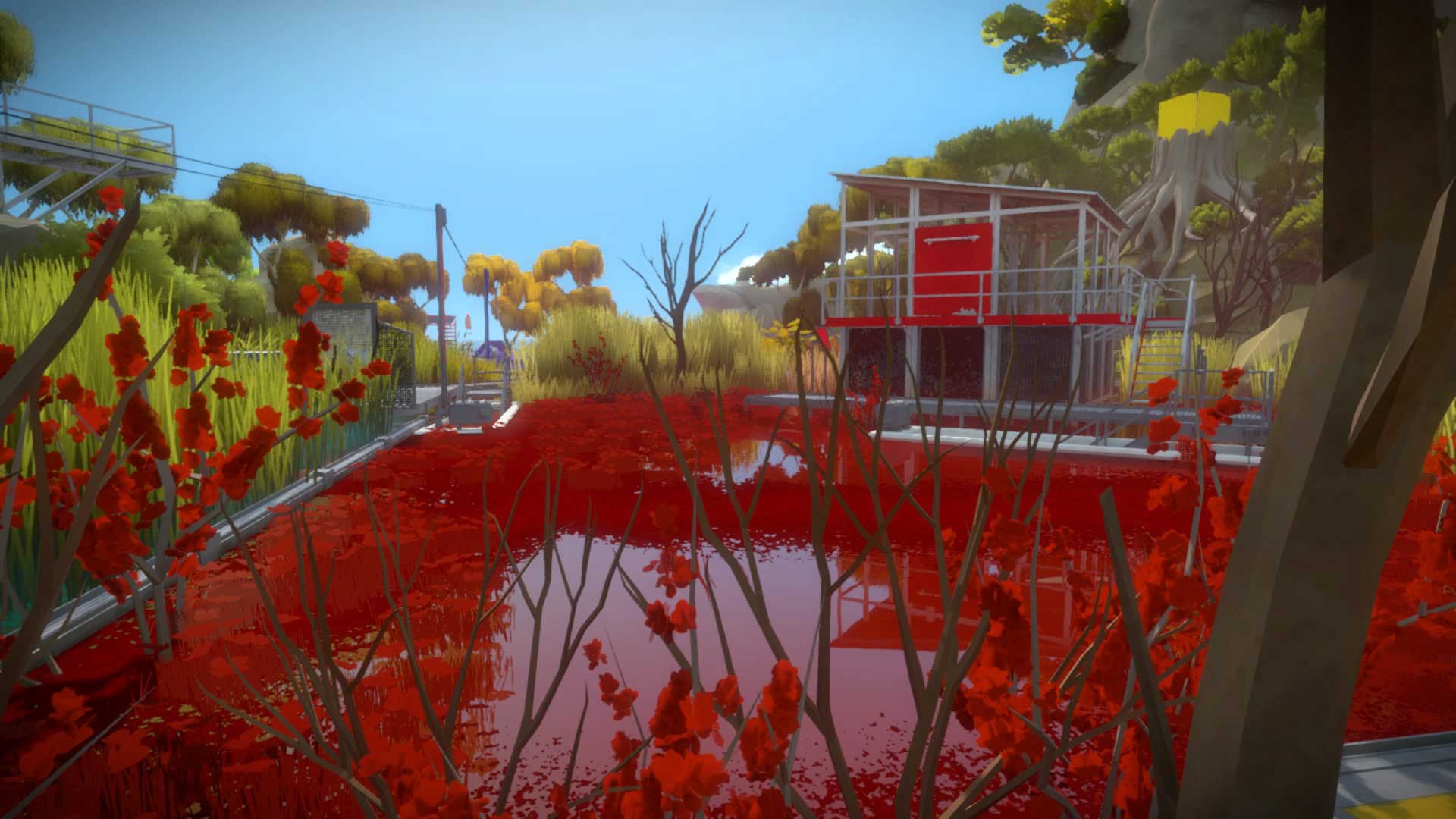 Image for The Witness: how to solve the tetromino puzzles in the Marsh