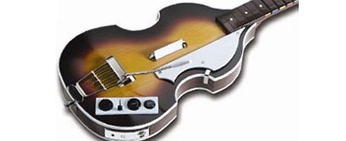 Image for McCartney's Höfner bass guitar included in premium Beatles: Rock Band