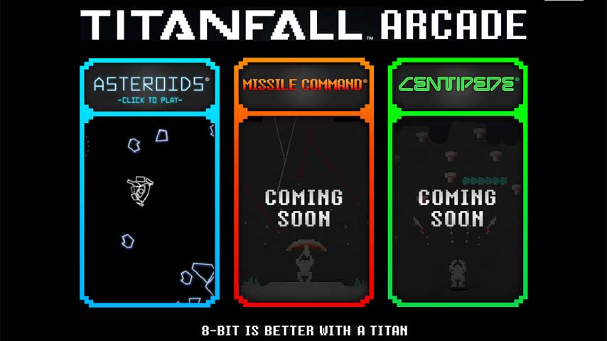 Image for Titanfall Arcade offers classic Atari games with a twist