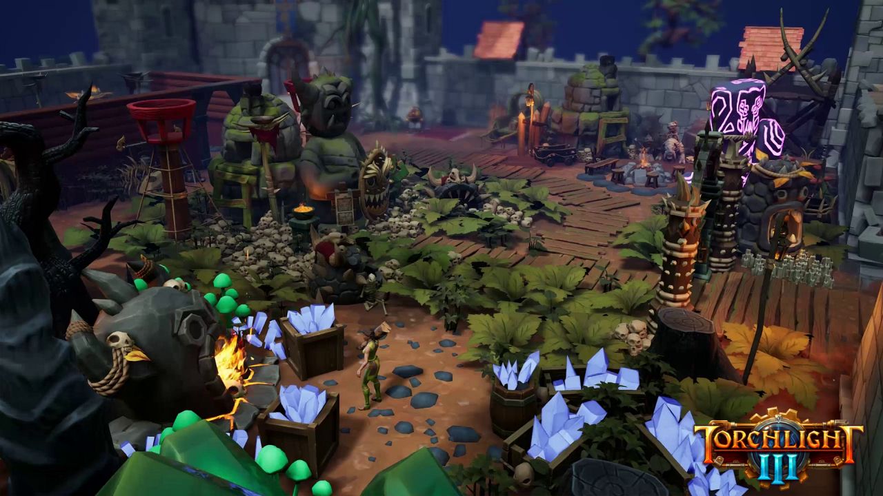 Image for You can build and customize forts in Torchlight 3