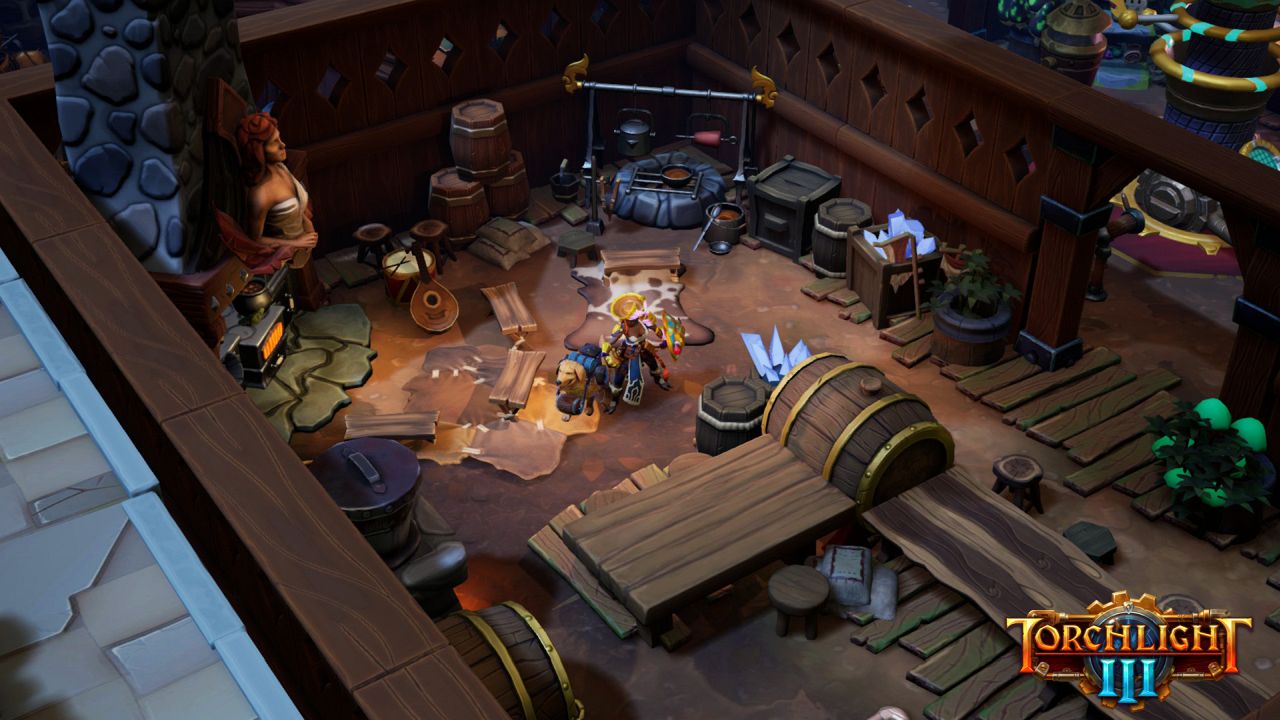 You can build and customize forts in Torchlight 3 - 98