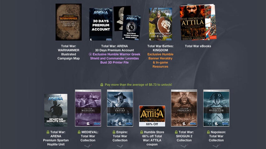 Total War Humble Weekly Bundle Returns Vg247