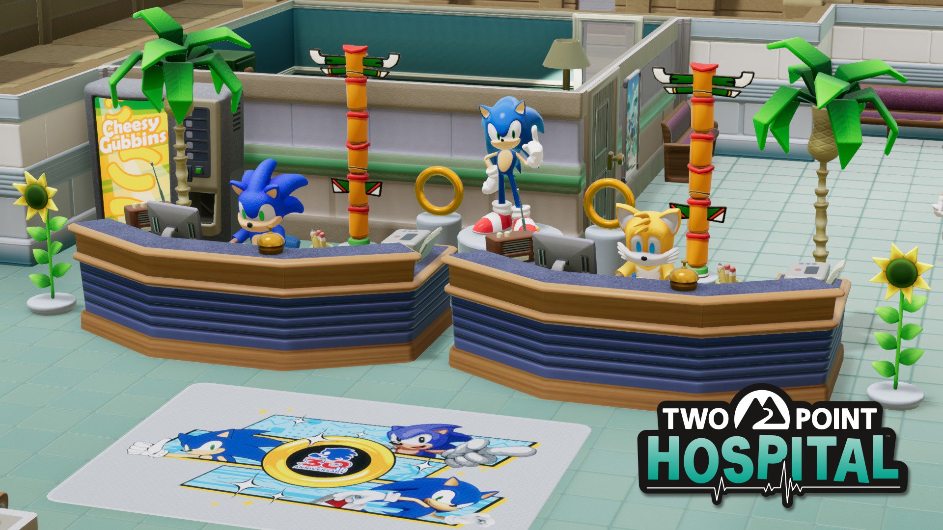 Image for Sonic comes to Two Point Hospital alongside a free weekend for the wacky management sim
