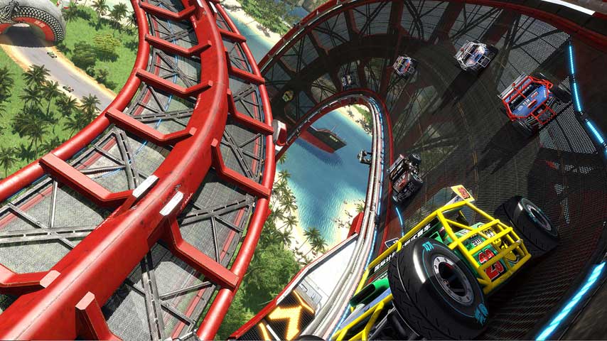 Image for See Trackmania Turbo's wacky two-player, one car mode in action - video