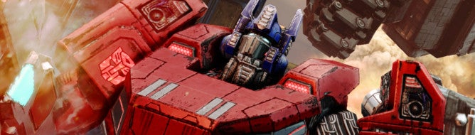 Image for Transformers Fall of Cybertron: launch screens show multiplayer & robotic carnage