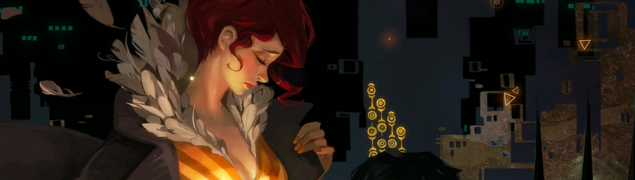 Image for Transistor hands-on details gameplay, "dynamic narration," aesthetic elements  
