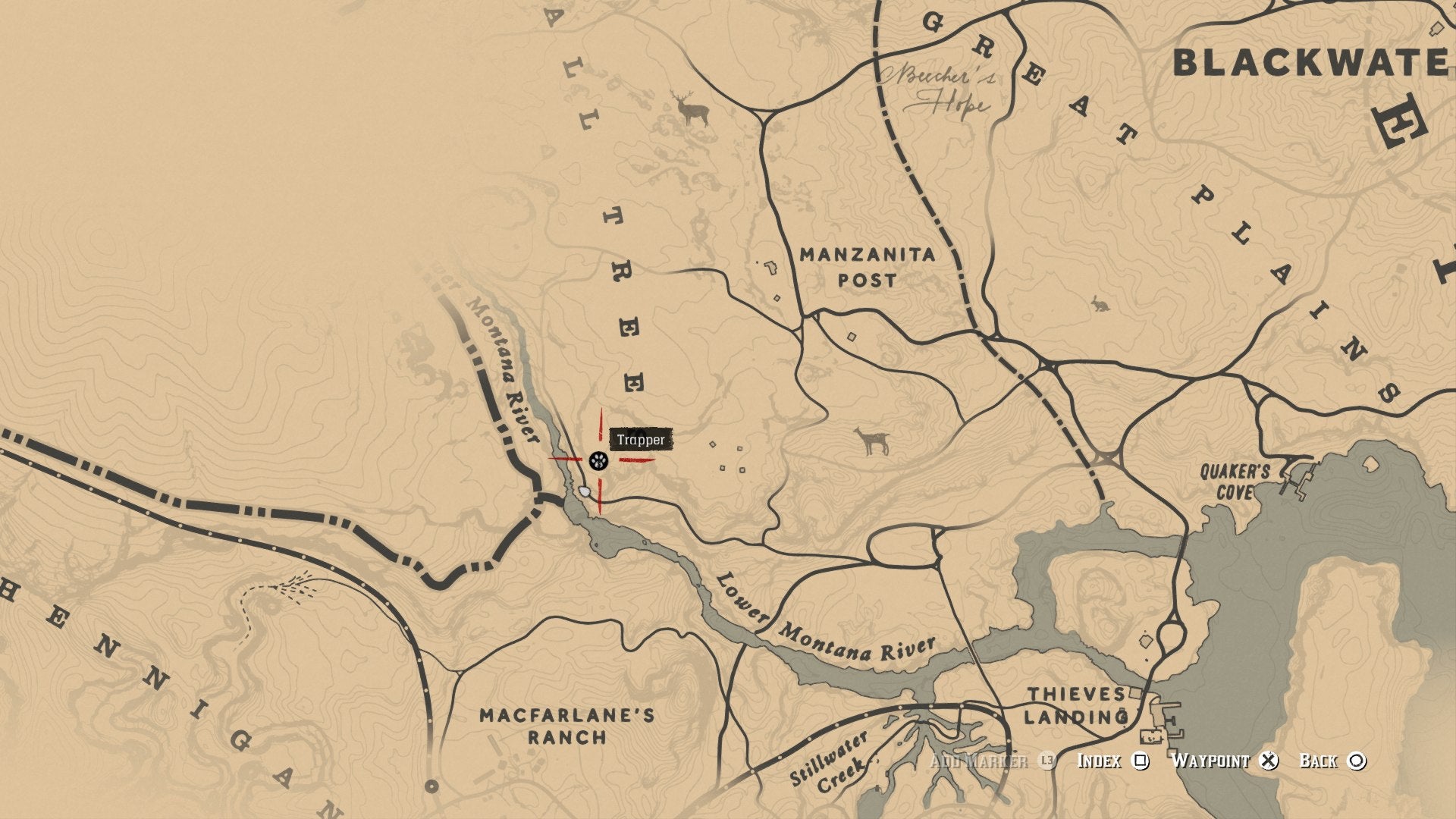 Red Dead Redemption Locations - to Craft All Trapper Outfits VG247