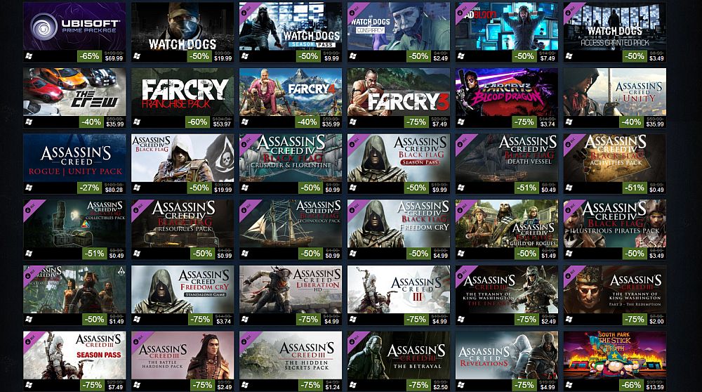 Ubisoft Publisher S Sale On Steam Knocks Up To 75 Off On s Vg247