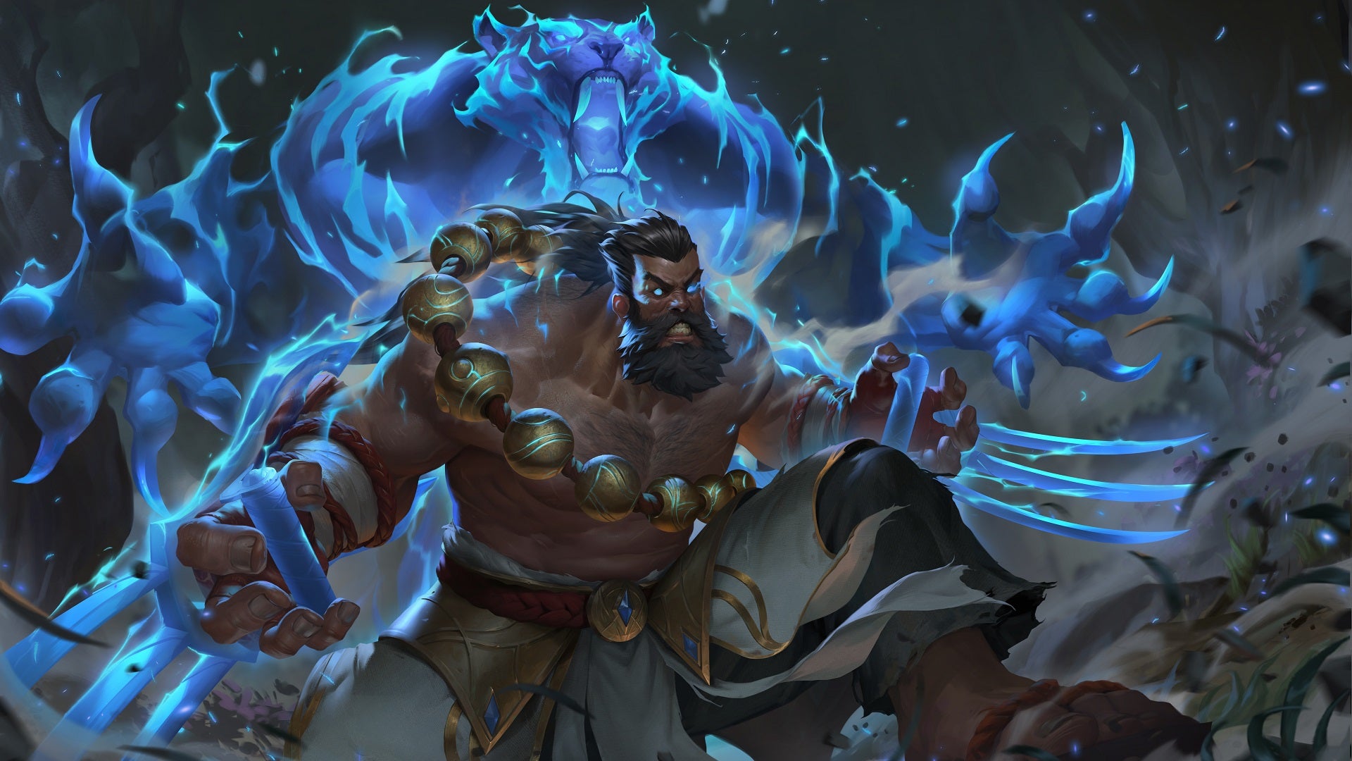 Nuevo arte de presentación de Spirit Guard Udyr para su reelaboración de 2022