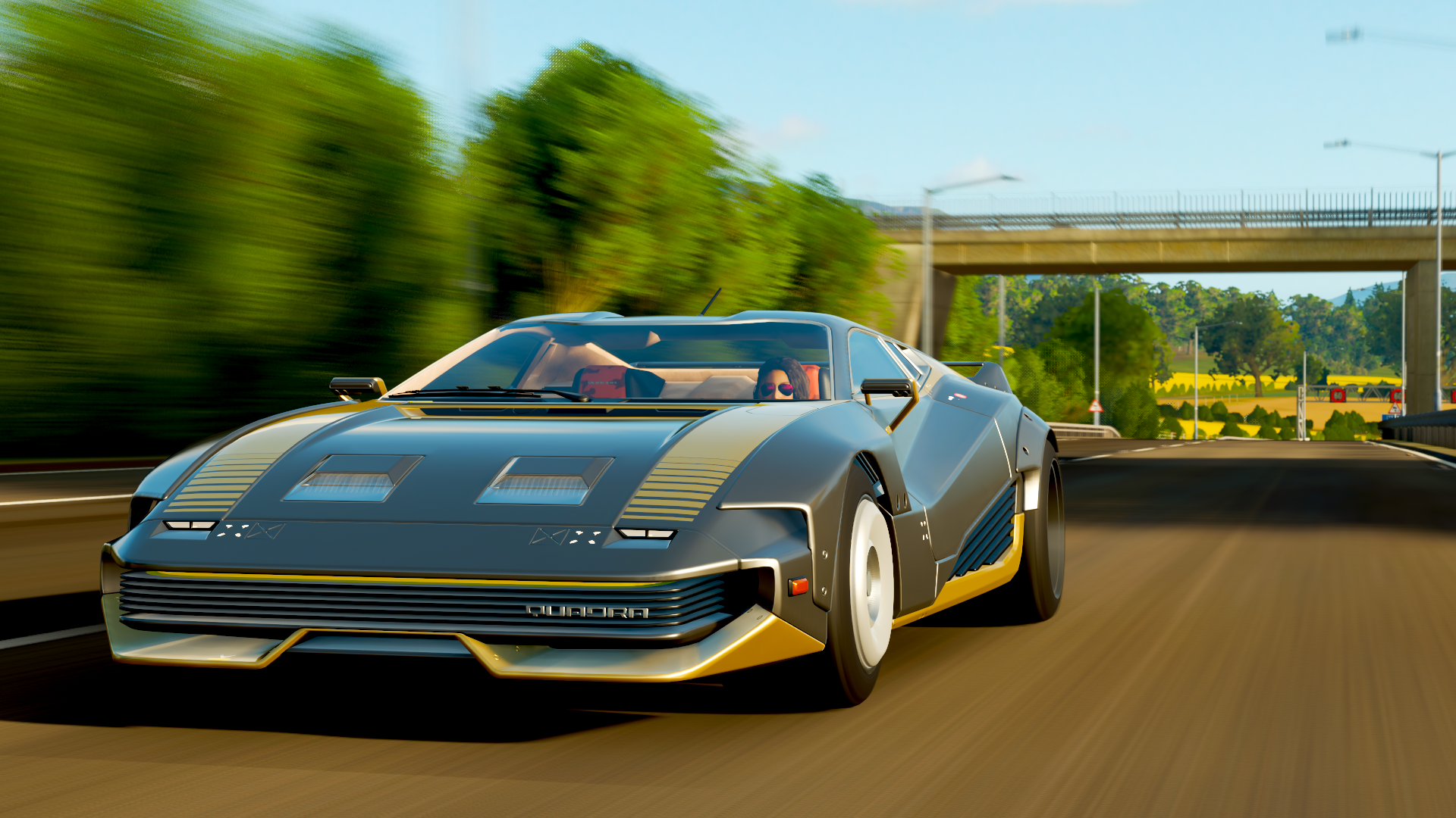 Image for The Cyberpunk 2077 car is now in Forza Horizon 4