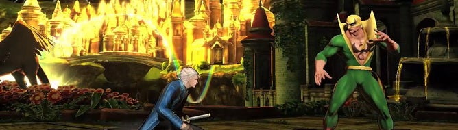 Image for Watch Vergil and Iron Fist in action in Ultimate Marvel Vs Capcom 3